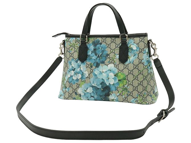 Borsa Tote Gucci GG Blooms - vista 3