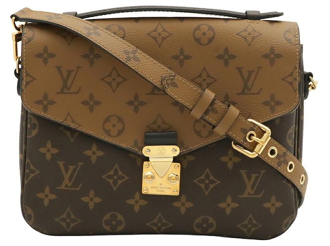 Borsa Louis Vuitton Monogram Reverse Pochette Metis MM - vista 2