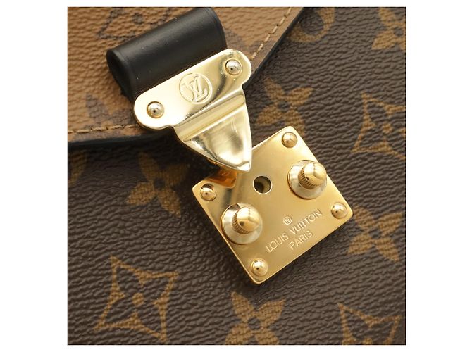 Borsa Louis Vuitton Monogram Reverse Pochette Metis MM - vista 7