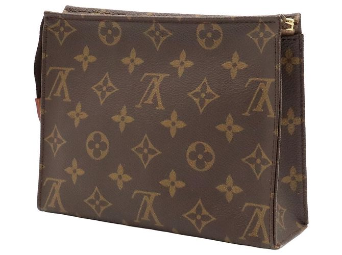 Borsa Louis Vuitton Monogram Pochette Toilette 19 - vista 3