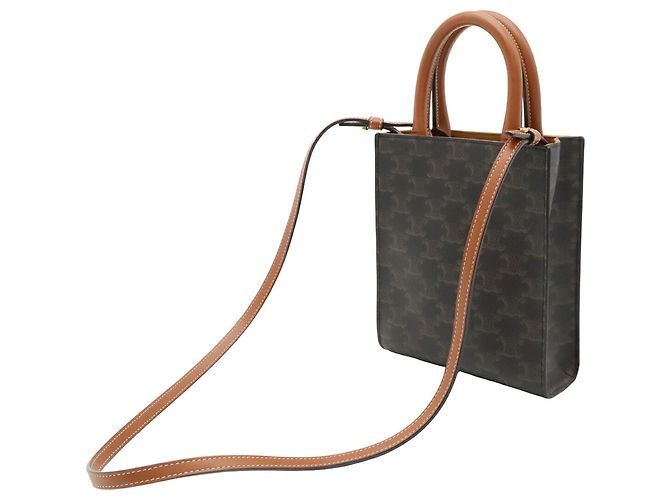 Céline Bolso CELINE Triomphe Mini Vertical Cabas - vista 3