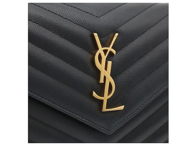 Borsa a tracolla Yves Saint Laurent Cassandra con catena - vista 10
