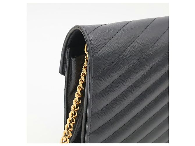 Borsa a tracolla Yves Saint Laurent Cassandra con catena - vista 5