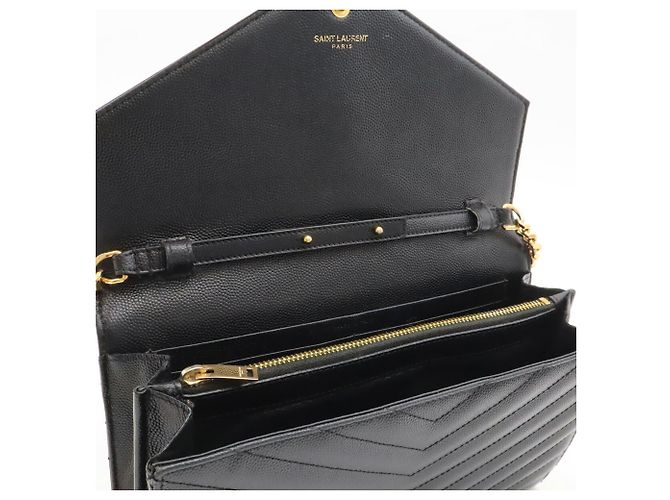 Borsa a tracolla Yves Saint Laurent Cassandra con catena - vista 7