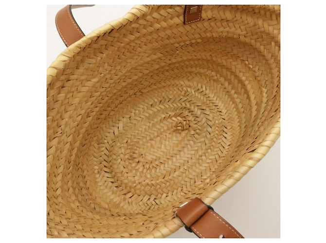 Borsa a cestino Loewe Large in pelle marrone - vista 8