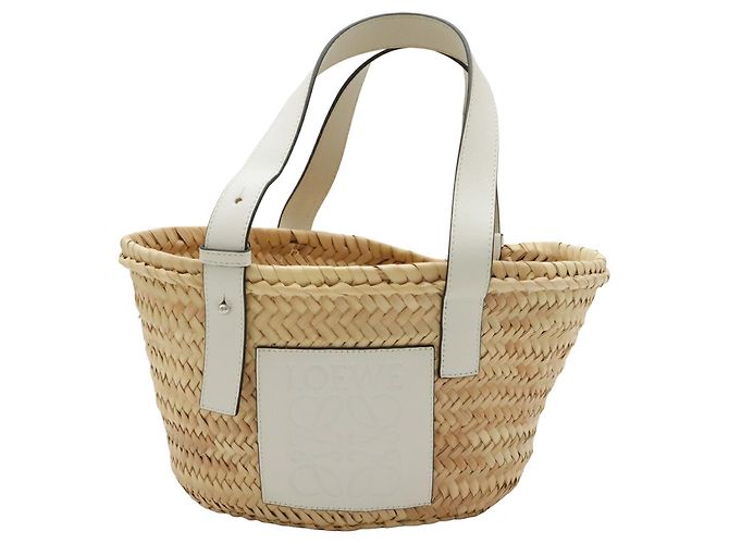 Borsa piccola Loewe in pelle bianca - vista 2
