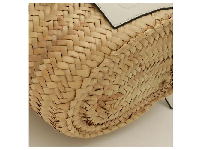 Borsa piccola Loewe in pelle bianca - vista 4