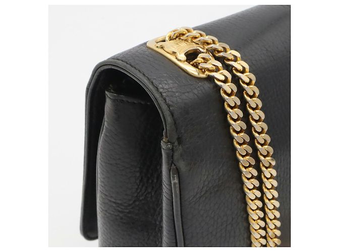 Céline Borsa a tracolla con catena Celine Macadam Triomphe - vista 5