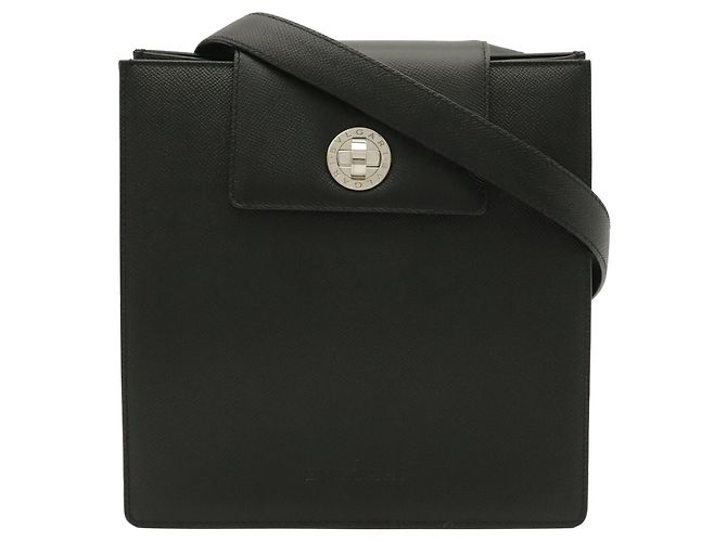 Bulgari Borsa a spalla Bvlgari in pelle nera - vista 2