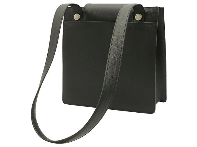 Bulgari Borsa a spalla Bvlgari in pelle nera - vista 3