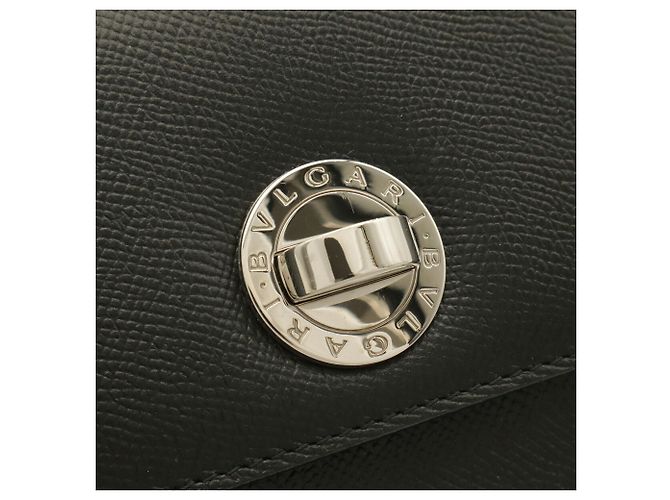 Bulgari Borsa a spalla Bvlgari in pelle nera - vista 8
