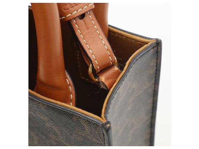 Céline Bolso Celine Triomphe Mini Vertical Cabas - vista 9