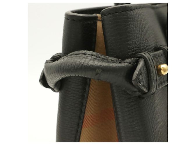 Borsa BURBERRY House Check Side - vista 5