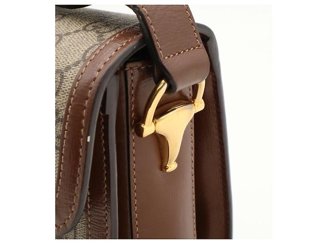 Borsa a tracolla Gucci Horsebit 1955 GG Supreme - vista 7