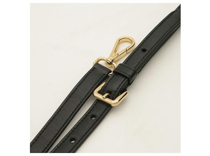 Borsa a mano Prada in nylon nero e pelle - vista 6