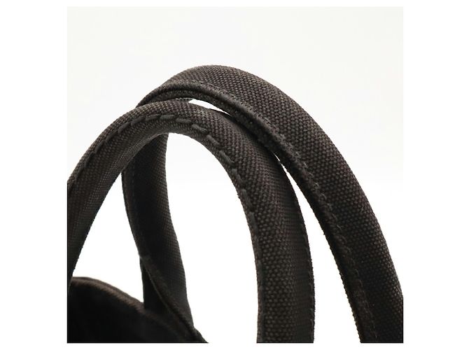 Borsa Tote Prada Canapa in Nero - vista 5