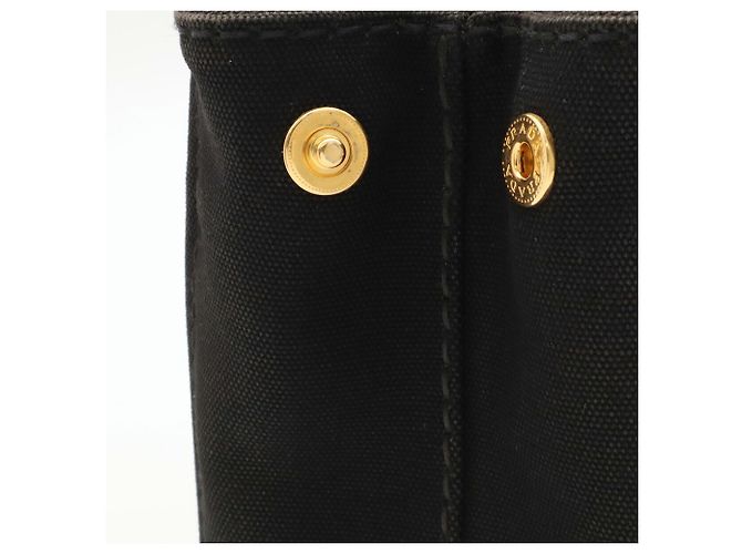 Borsa Tote Prada Canapa in Nero - vista 8
