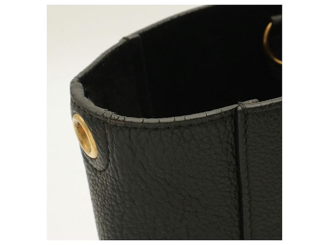Céline Borsa a tracolla Celine Sangle Bucket Small - Pelle nera - vista 5
