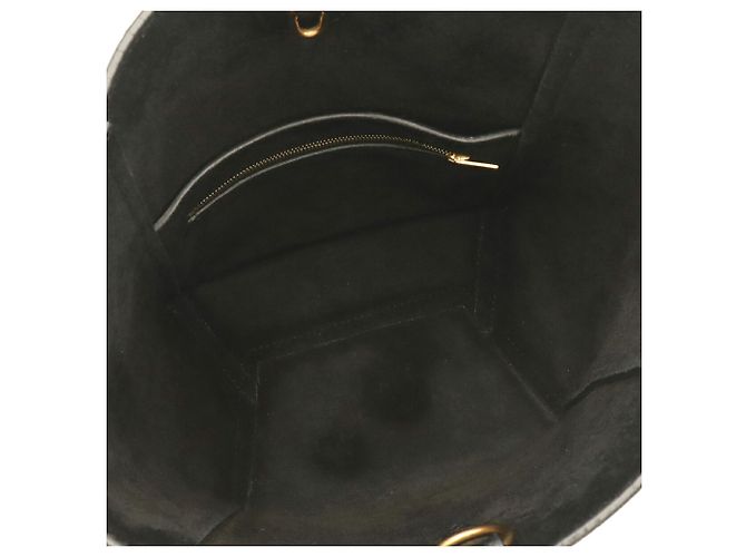 Céline Borsa a tracolla Celine Sangle Bucket Small - Pelle nera - vista 7