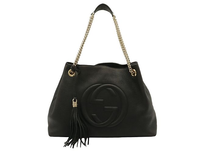 Borsa a catena Gucci Soho Interlocking G - vista 2