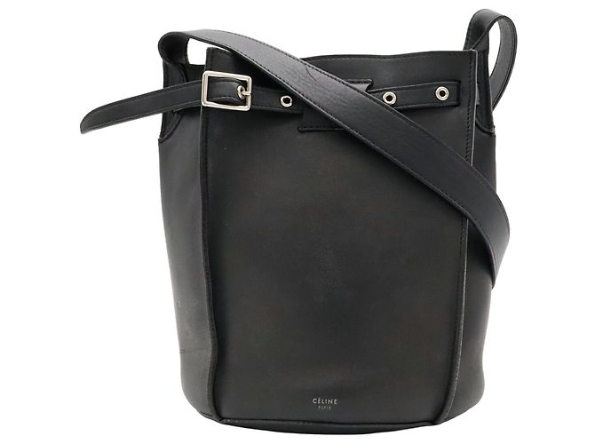 Céline Celine Big Bag Bucket Small Borsa a tracolla in pelle - vista 2