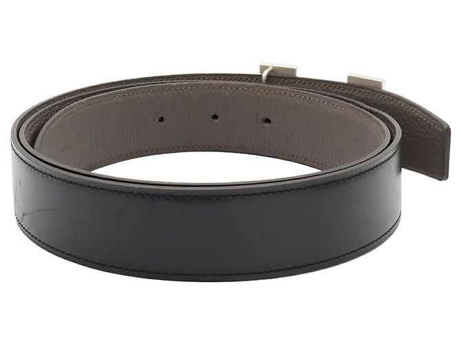 Hermès Hermes H-Storie H-Belt Reversible Box Calf Leather - vista 3