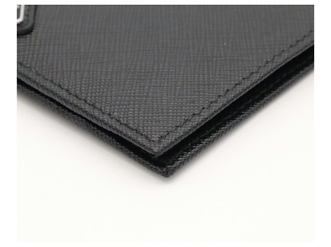 Prada Triangle Bi-fold Wallet - view 4