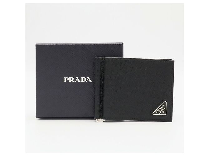 Prada Triangle Bi-fold Wallet - view 7
