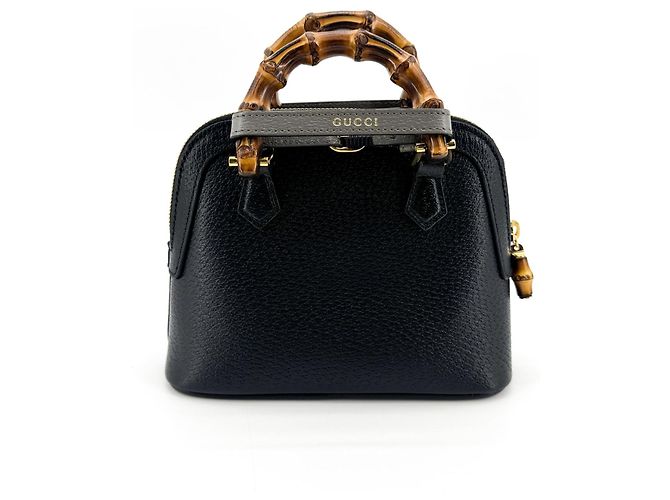 Gucci Diana NM Bamboo Dome Top Handle Leather Mini - vista 2