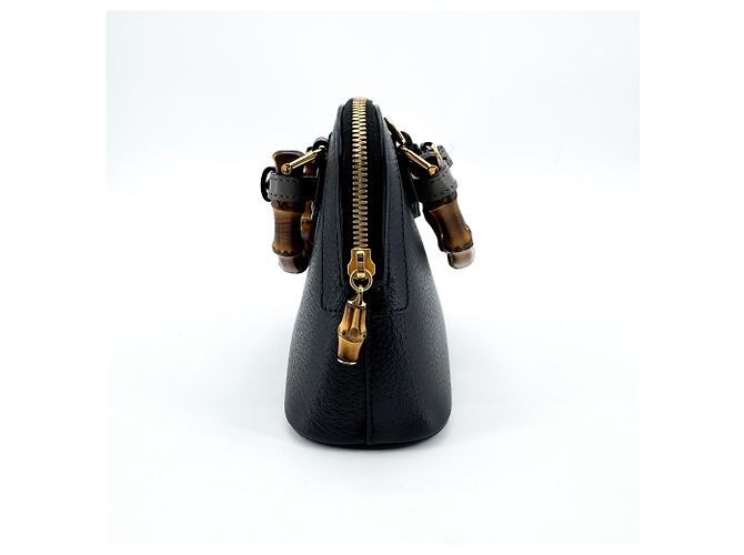 Gucci Diana NM Bamboo Dome Top Handle Leather Mini - vista 4