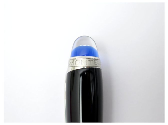 NEU MONTBLANC STARWALKER MB132508 FINELINER AUS SCHWARZEM HARZ - Ansicht 5