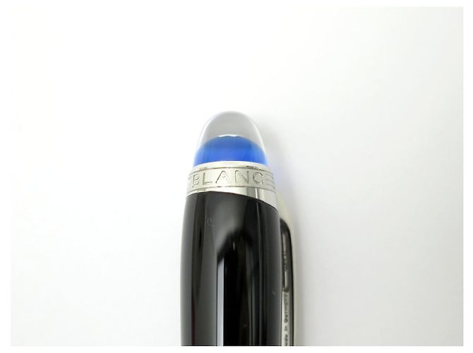 NEU MONTBLANC STARWALKER MB132508 FINELINER AUS SCHWARZEM HARZ - Ansicht 6