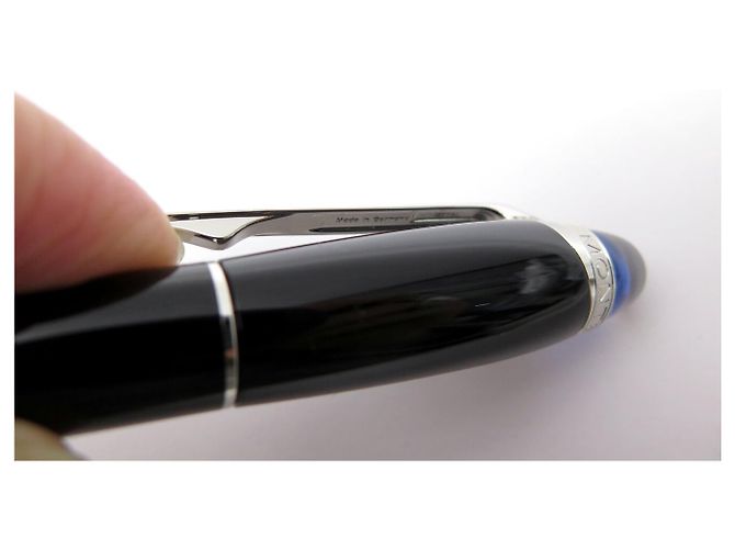 NEU MONTBLANC STARWALKER MB132508 FINELINER AUS SCHWARZEM HARZ - Ansicht 7