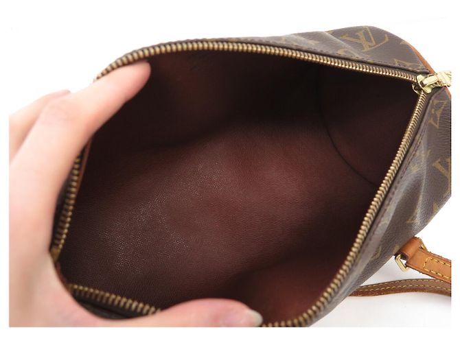 BORSA A MANO LOUIS VUITTON PAPILLON 26 M51386 IN tela MONOGRAM - vista 10