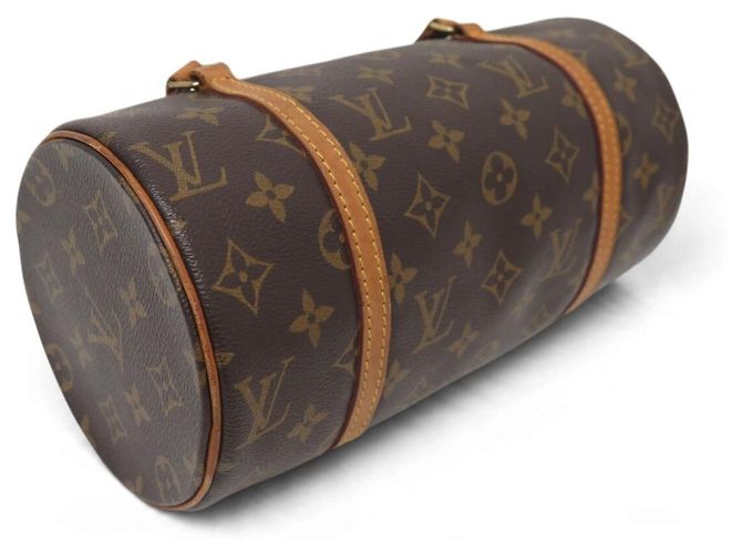 BORSA A MANO LOUIS VUITTON PAPILLON 26 M51386 IN tela MONOGRAM - vista 5