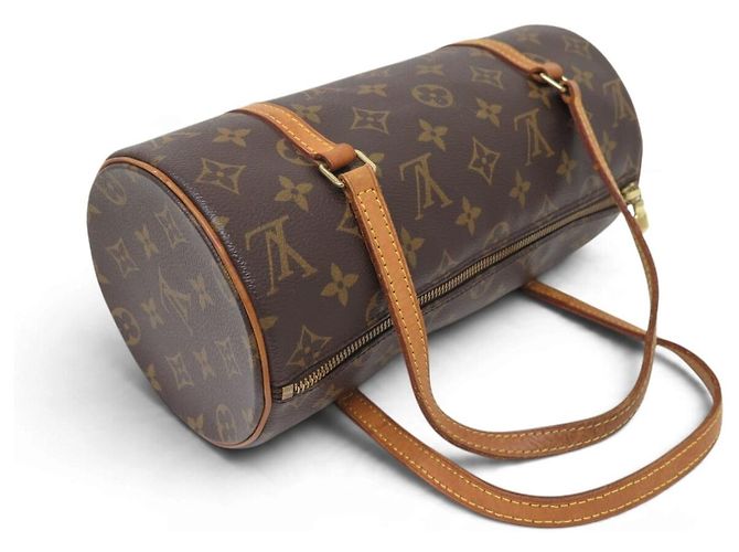 BORSA A MANO LOUIS VUITTON PAPILLON 26 M51386 IN tela MONOGRAM - vista 6
