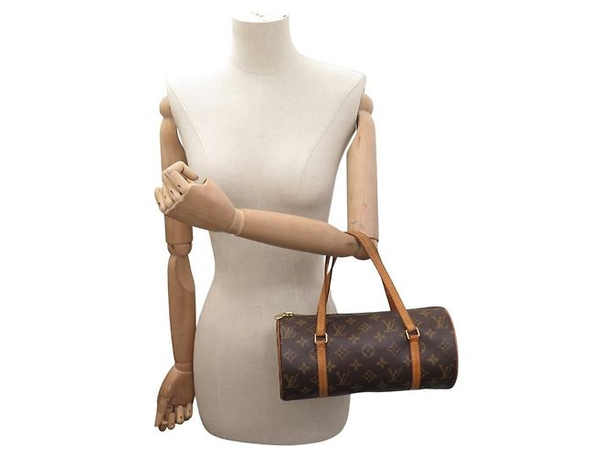 BORSA A MANO LOUIS VUITTON PAPILLON 26 M51386 IN tela MONOGRAM - vista 8