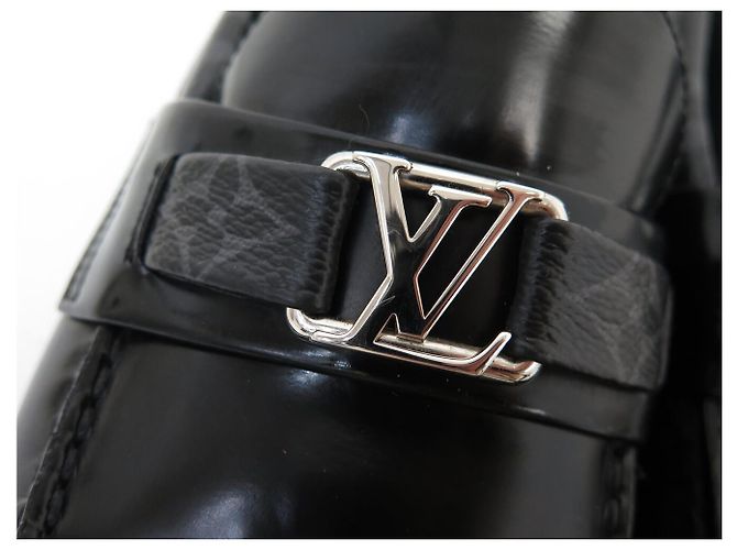 MOCASSINI LOUIS VUITTON MAJOR PELLE & MONOGRAM LOGO LV 7 41 IT 42 FR - vista 12