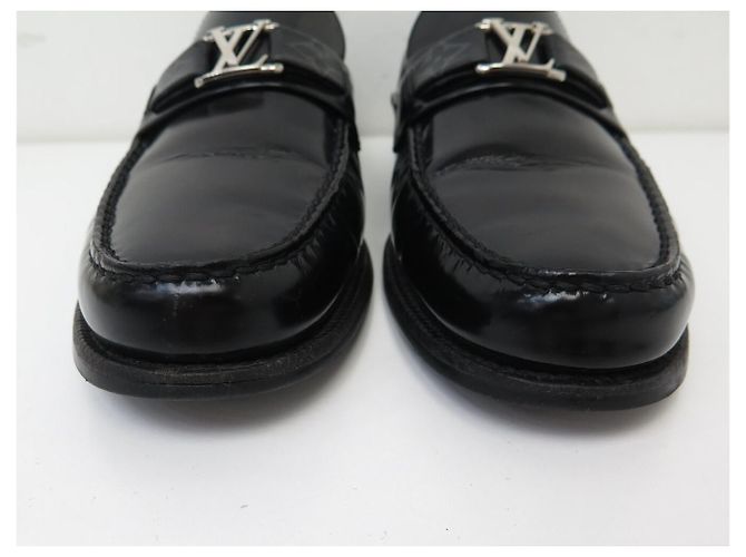 MOCASSINI LOUIS VUITTON MAJOR PELLE & MONOGRAM LOGO LV 7 41 IT 42 FR - vista 4