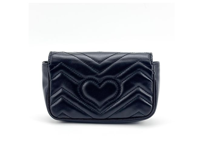 Gucci GG Marmont Flap Matelasse Leather Super Mini - vista 2