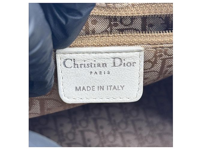 Christian Dior Lady Dior Mini in pelle di vitello martellata - vista 6