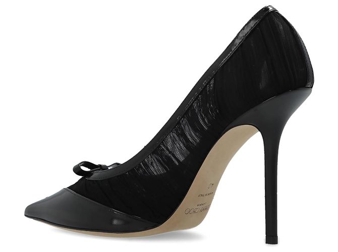 Décolleté Jimmy Choo Love in vernice nera - vista 2