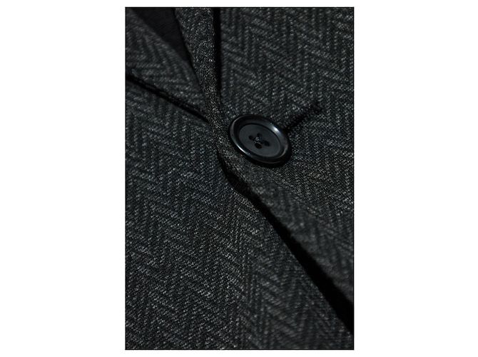 Blazer a spina di pesce Dolce & Gabbana grigio - vista 3