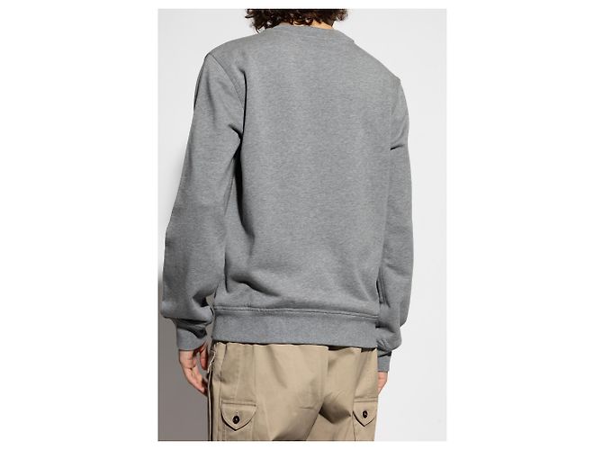 Dolce & Gabbana Logo Sweatshirt Grau Baumwolle - Ansicht 2