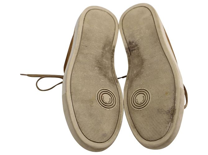 Sneakers stringate Ralph Lauren in camoscio marrone - vista 5