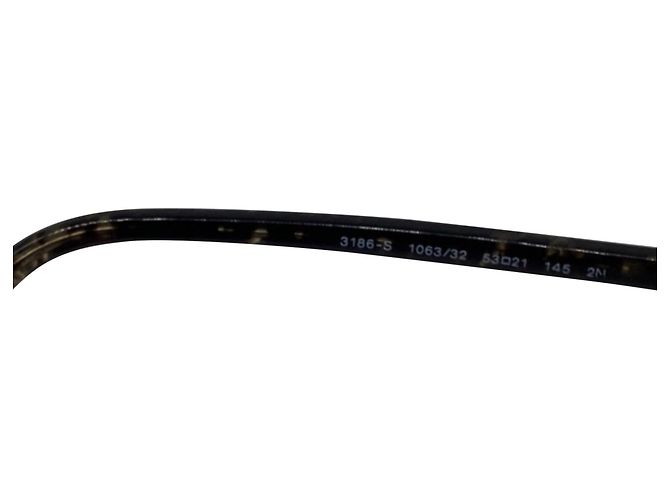 Occhiali da sole Persol 3186S Toiseshell in acetato nero - vista 7