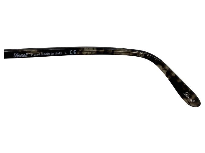 Occhiali da sole Persol 3186S Toiseshell in acetato nero - vista 8