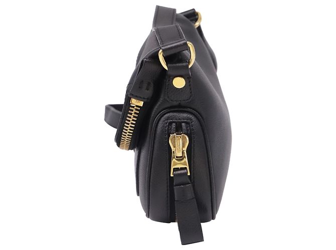 Borsa a tracolla Mini Jennifer Tom Ford in pelle nera - vista 3