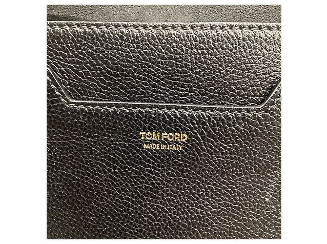 Borsa a tracolla Mini Jennifer Tom Ford in pelle nera - vista 9