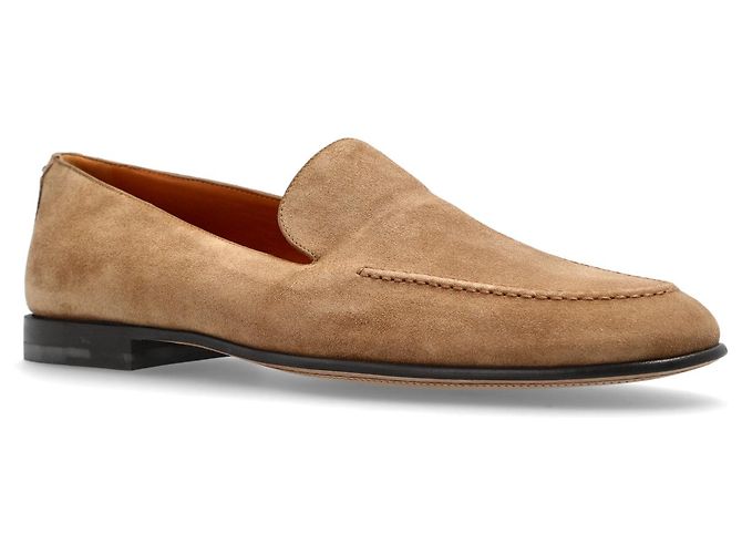 Mocassini Split in suede beige Dolce & Gabbana - vista 2